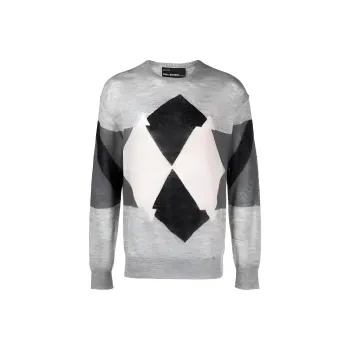 Neil Barrett Argyle Check-pattern Jumper