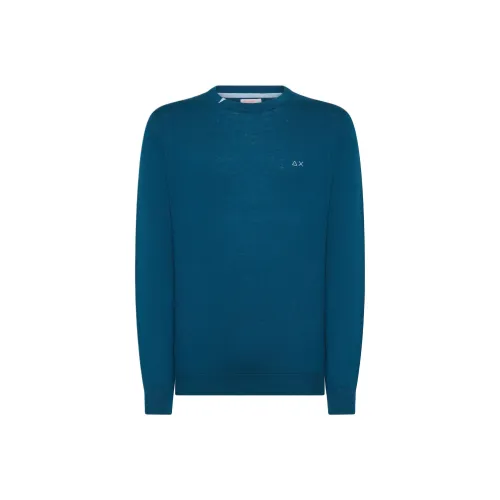 SUN68 Sweaters Men Blue