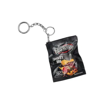 Balenciaga Calfskin Keychain Bag Accessory Unisex Black & Multicolor