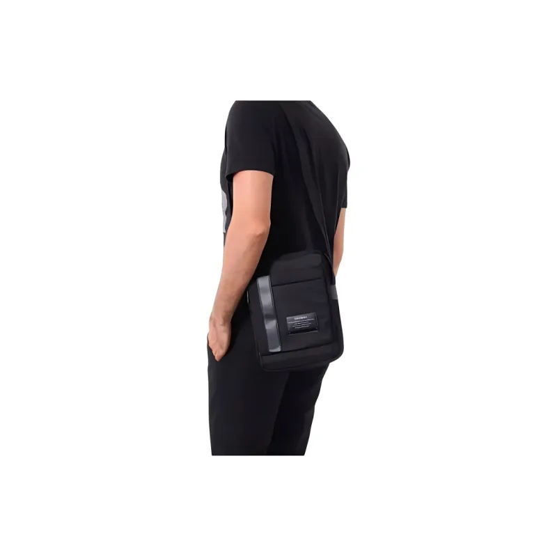 SAMSONITE OPENROAD Nylon Messenger Bag Shoulder Bag Crossbody Bag Men's Black-4