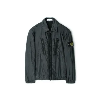 STONE ISLAND Jackets Men Charcoal Gray