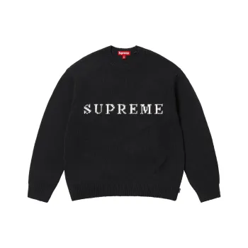 Supreme Contrast Logo Sweater