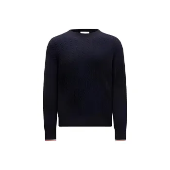 Moncler Cable knit Virgin Wool Blend Jumper