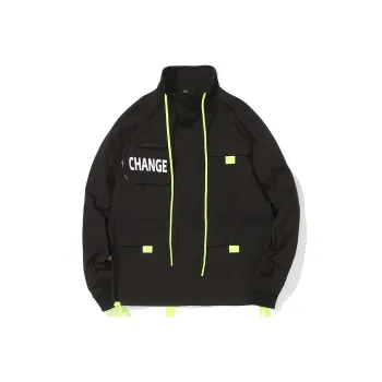Clubxxhh Loose Fit Jacket Unisex Black