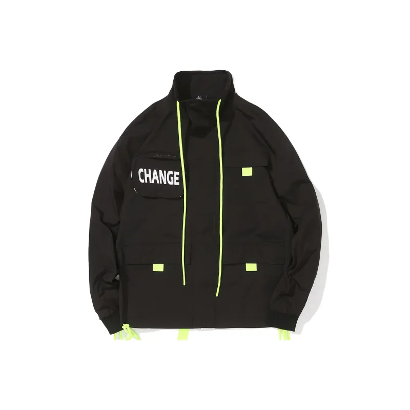 Clubxxhh Loose Fit Jacket Unisex Black-0