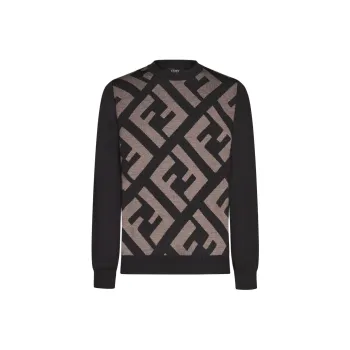 FENDI FF jacquard Wool Jumper