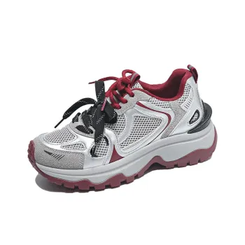 BOLE Slip Resistant And Breathable Low Top Chunky Sneakers Women's