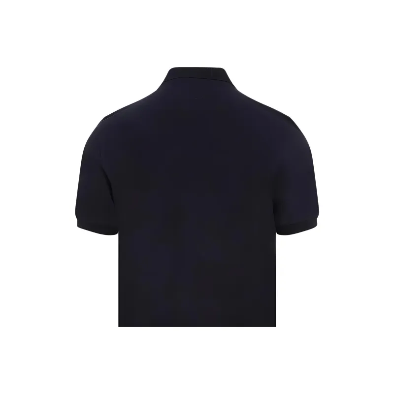 Brunello Cucinelli Logo Embroidered Polo Shirt-4