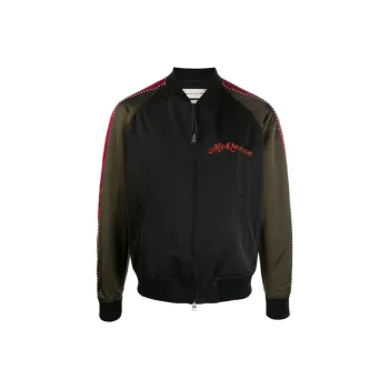 Alexander McQueen Dragon embroidered Bomber Jacket