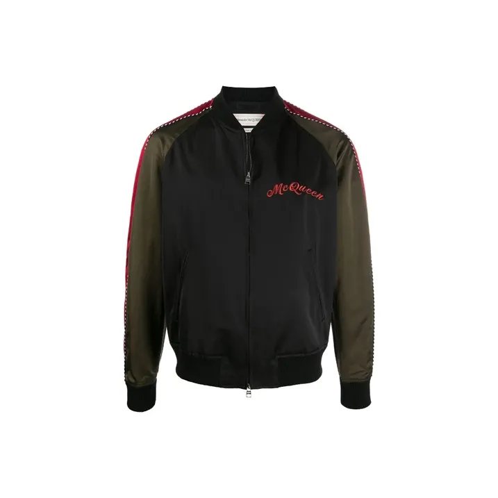 Alexander McQueen Dragon embroidered Bomber Jacket-0