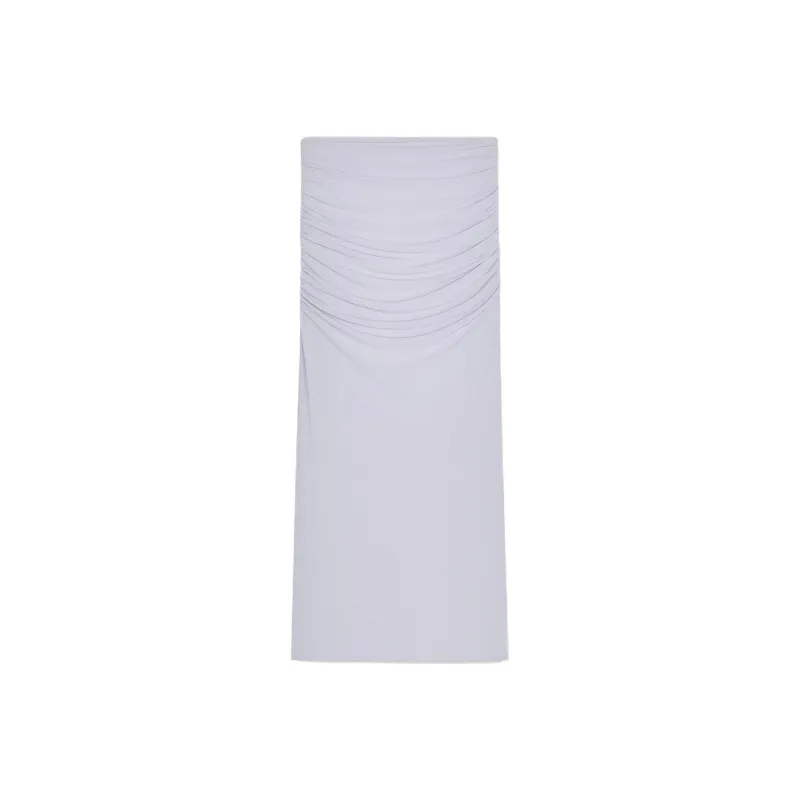 ZARA Casual Long Skirt Women's Blue/Gray-1