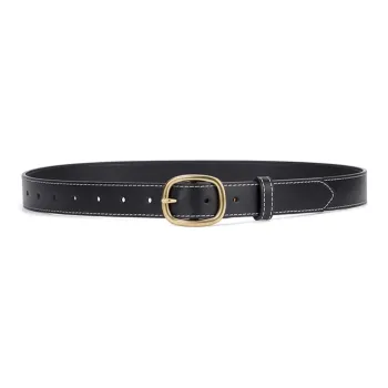 YUZHAOLIN Cow Split Leather Belts Unisex Width 2.8CM