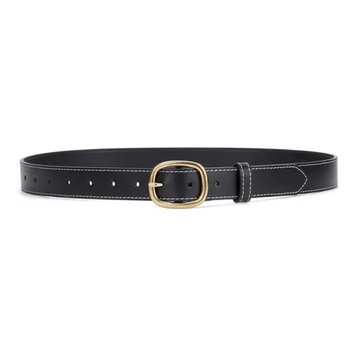 YUZHAOLIN Cow Split Leather Belts Unisex Width 2.8CM