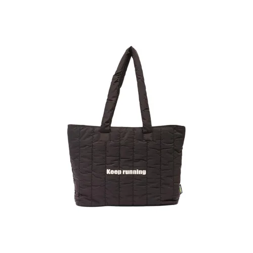 Three Blessings Fabric Tote Bag, Shopping Bag, Shoulder Bag Medium Size Women's Black/White