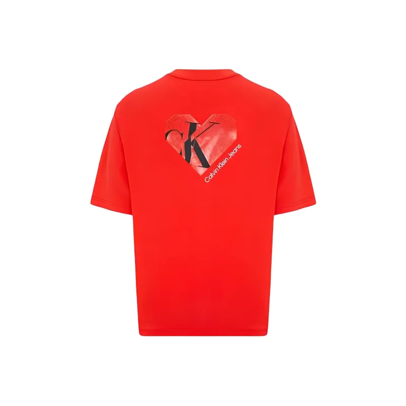 CALVIN KLEIN T Shirt Unisex Red-1
