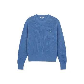 Maison Kitsune Fox Head Patch Knitted Jumper