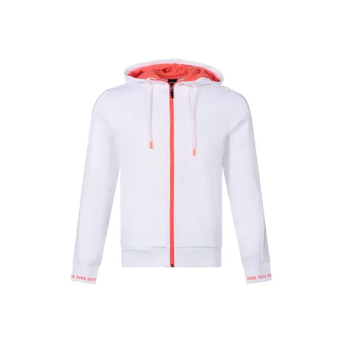 HUGO BOSS Jackets Coats Men's White