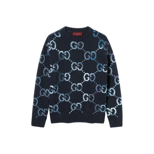 GUCCI Gg Jacquard Crewneck Jumper
