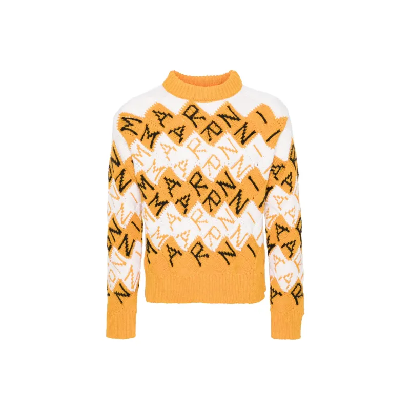 MARNI 3D Blocks Logo Sweater-0