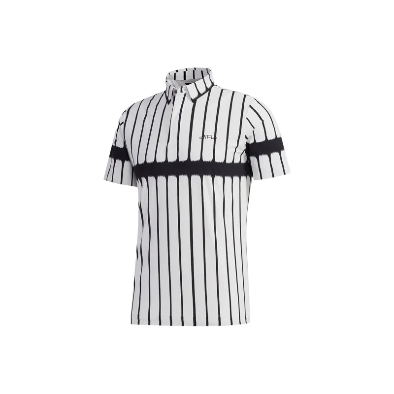 Adidas Polo Shirt Men's Black White-0