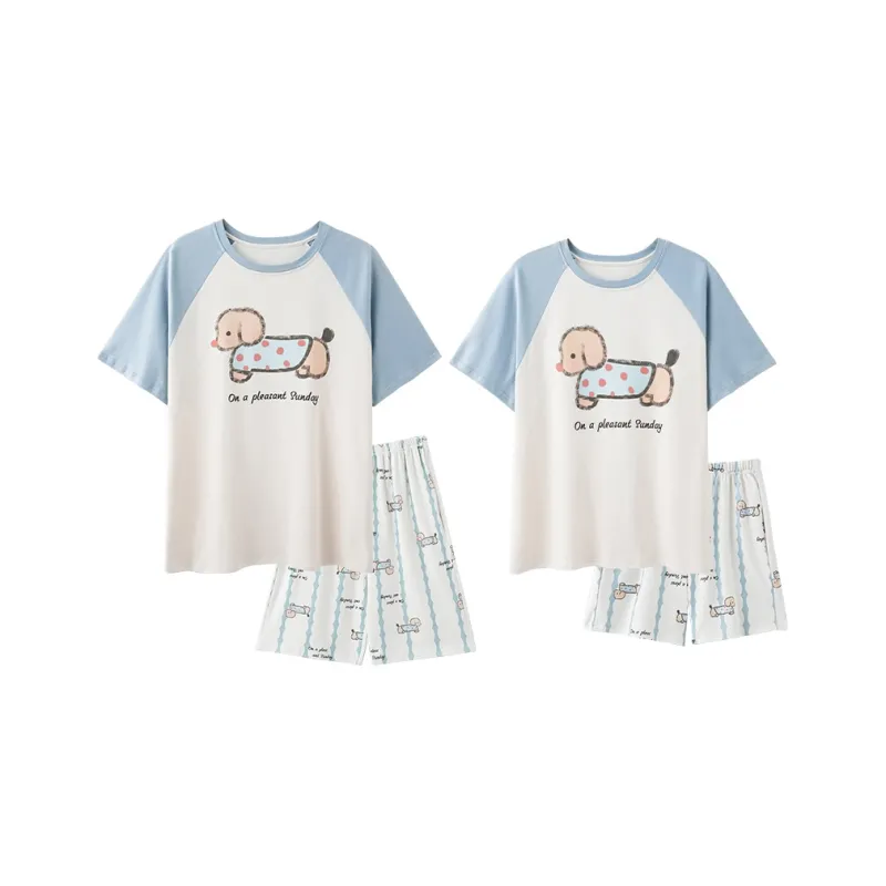 Qiao Ni Tong Unisex Pajama Sets-1