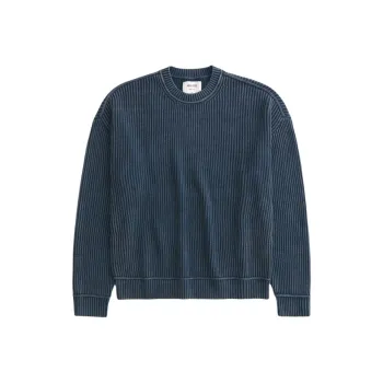 Hollister Sweater Men's Washable Marine Blue