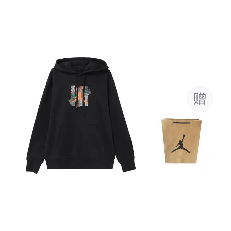 Jordan Sweatshirt Unisex Black Shopping Bag Included-0