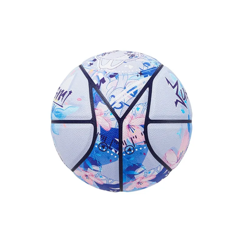 Kuangmi PU Basketball Blue Size 7 Ball Street Training Unisex-5