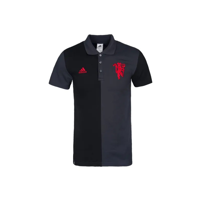 Adidas MANCHESTER UNITED THEATRE OF DREAMS Polo Shirt Men's Black-0