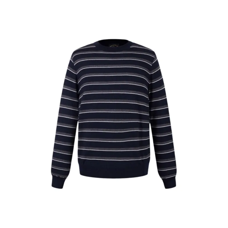 Paul & Shark Yachting Sweater Men's Navy Blue Stripes-0