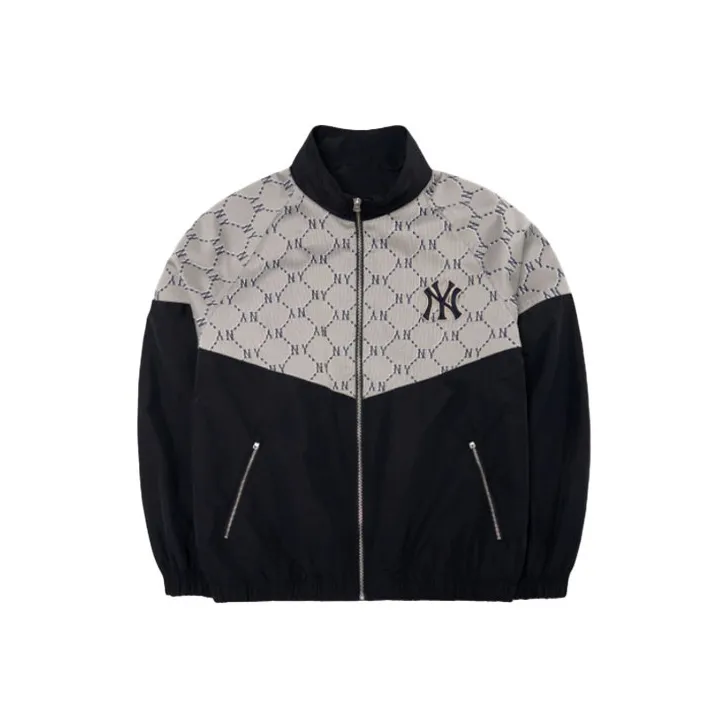 MLB Old Flower Jackets Unisex Black-0