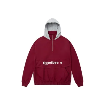 STNW Jackets Unisex Burgundy