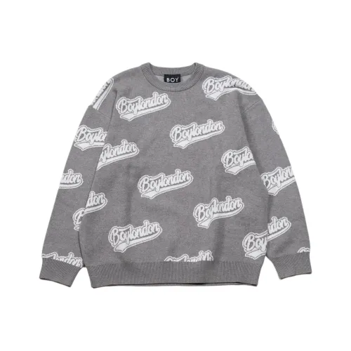 Boy London Sweaters Men Gray