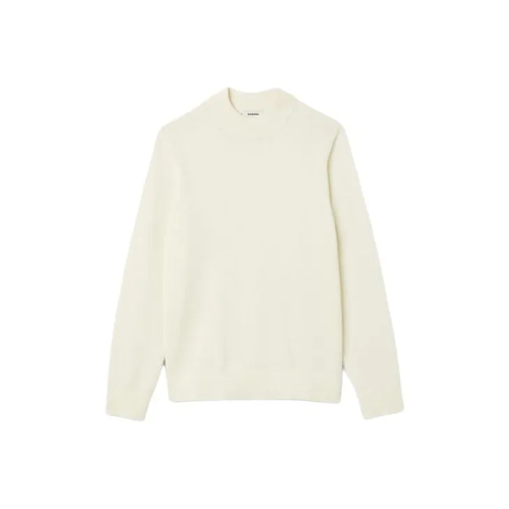Sandro Wool Jumper Sweater Men's White-0
