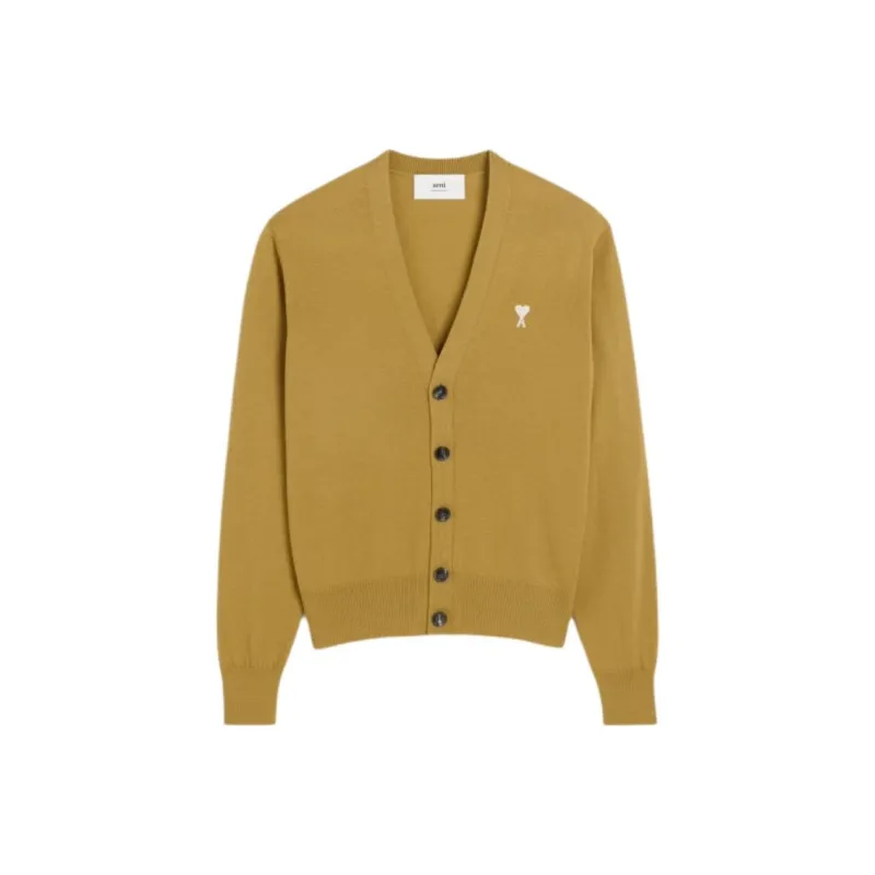 AMIPARIS Paris Logo Detailed V Neck Cardigan-0