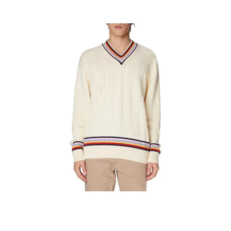 Kappa Robe Giovani Nunki Sweater Knitwear Unisex Beige-0