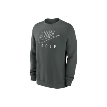 Nike Swoosh Club Fleece Men's Golf Pullover Crew Neck Sweatshirt