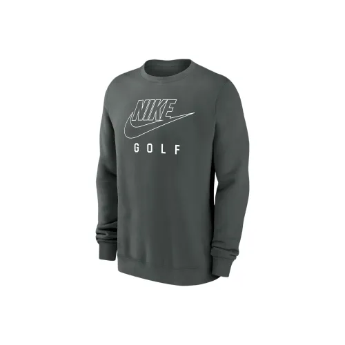 Nike Swoosh Club Fleece Men's Golf Pullover Crew Neck Sweatshirt