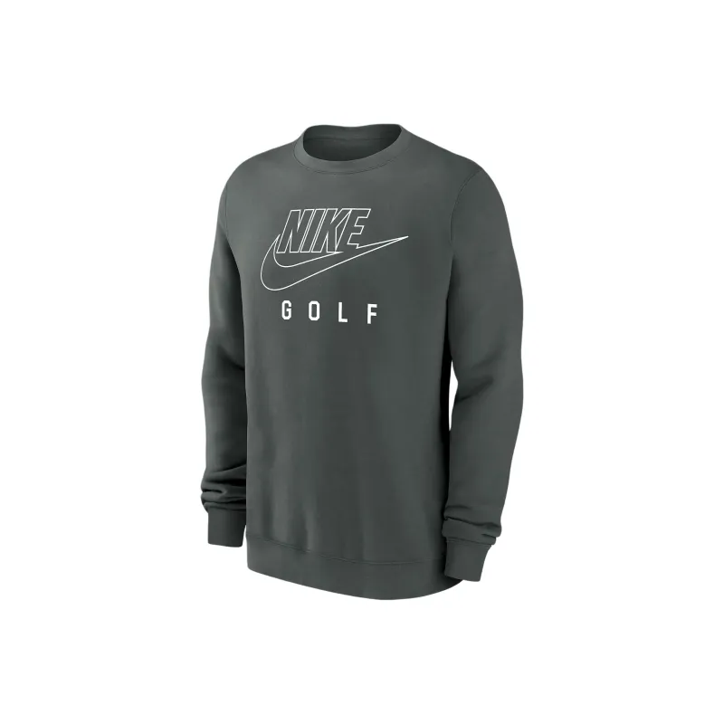 Nike Swoosh Club Fleece Men's Golf Pullover Crew Neck Sweatshirt-0