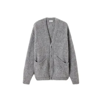AMERICAN VINTAGE A.M FW24 CARDIGAN ZOLLY Sweater Men's Gray