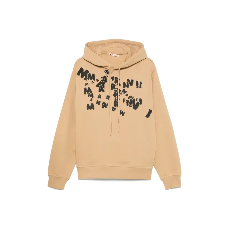 MARNI Logo print Hoodie-0