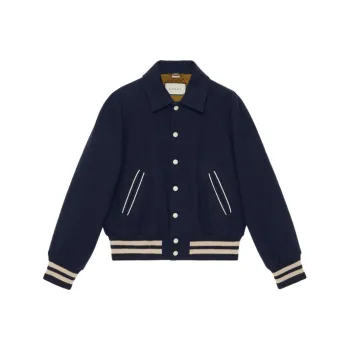 GUCCI Jackets Men Blue
