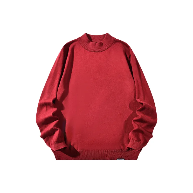 ZMOH Plain Net Series Sweaters Unisex-0