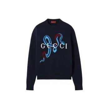 GUCCI Sweaters Men Blue