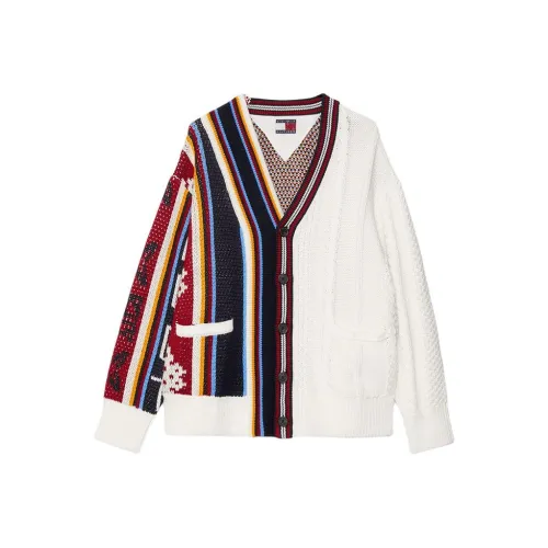 Clot X Tommy Hilfiger CLOT Co branded Model Knitwear Unisex Red White 0K4