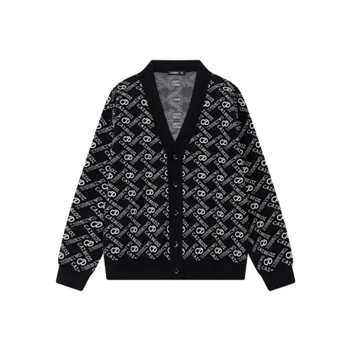 CAISEDI Sweaters Men Black