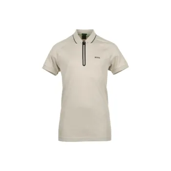 HUGO BOSS Half Zip Short Sleeved Polo Shirt