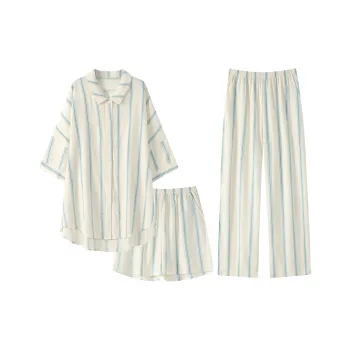 XISHE Pajama Set Women's Milk White