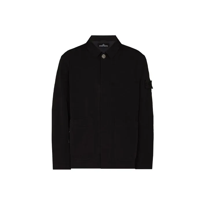 STONE ISLAND Jackets Men Black-0