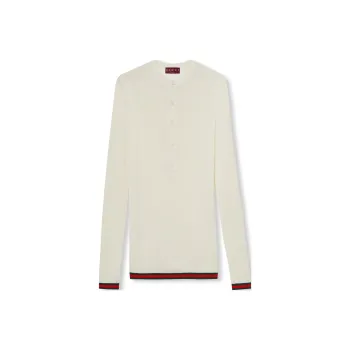 GUCCI Button Detailed Knit Sweater